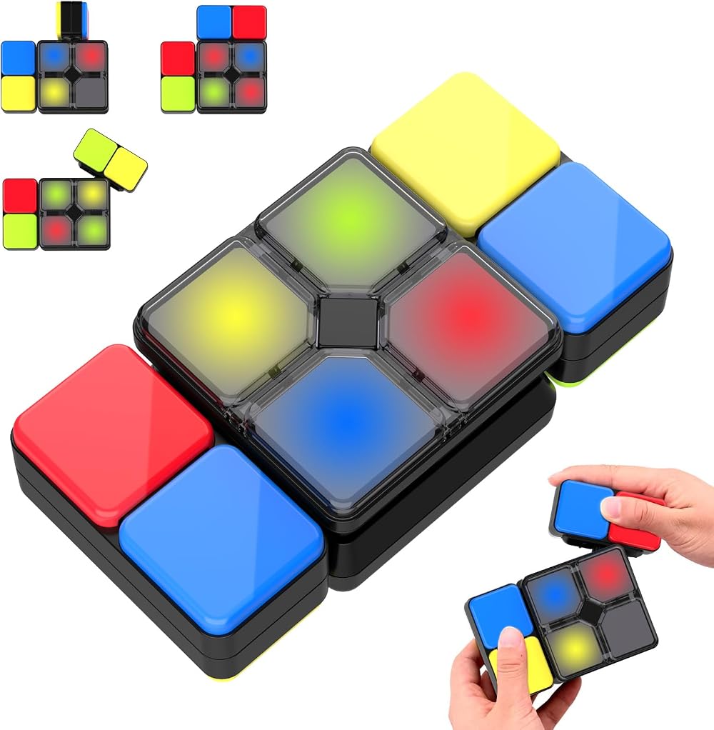 Pup Go Electronic Memory Game for Kids 8-13, Handheld Light Music Fidget Toy