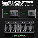 POWEROWL 12 Bay Charger for AA/AAA Ni-MH Rechargeable Batteries ZN1224E view 4