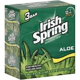 Irish Spring Aloe Mist Deodorant Bath Bar, 3.7 oz, 3 ct x 3 Packs (Total of 9 Bars of Soap/Packaging May Vary)