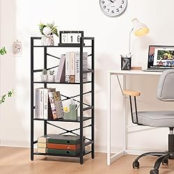 Yoobure 4 Tier Bookshelf - Small Book Shelf