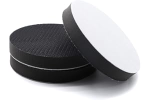 SIJDIEE 3 Pack Interface Pads, 6 Inch Hook and Loop Soft Density Sponge Cushion Buffer Backing Pad, Foam Sanding Interface Pads for Orbital Sander Automotive Woodworking Polishing