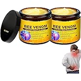 2 Bottles Bee Venom Joint Cream, Naturally Soothing Balm for Knee, Neck, Back & Hands