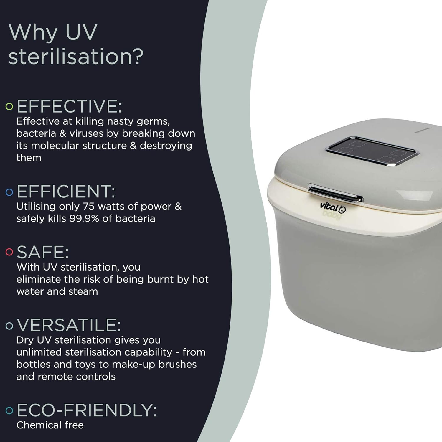 vital baby nurture pro uv steriliser