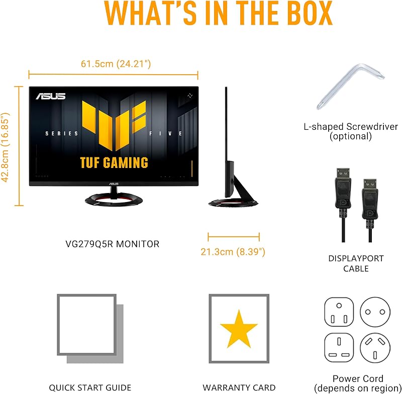 TUF Gaming VG279Q5R 27 Zoll 200Hz Fast IPS Gaming Monitor