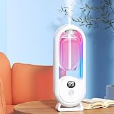 Automated Diffuser Sprayer, Intelligent Aromatherapy Diffuser, 360&deg; No Dead Angle Surround Spray, Lithium ion Battery, 500mAh, 5 Levels, 60 Days Battery Life, for Bedroom
