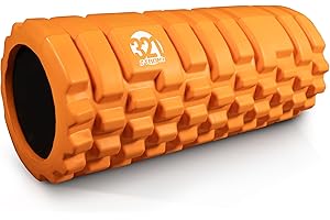 321 STRONG Foam Roller - Medium Density Deep Tissue Massager for Muscle Massage and Myofascial Trigger Point Release, with 4K eBook