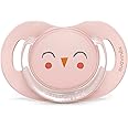 Suavinex Bonhomia SX PRO Physiological Pacifier, Supports Breastfeeding Babies, Pacifiers for 6-18 Months, Baby Pacifier, Baby Accessories, (Pink)