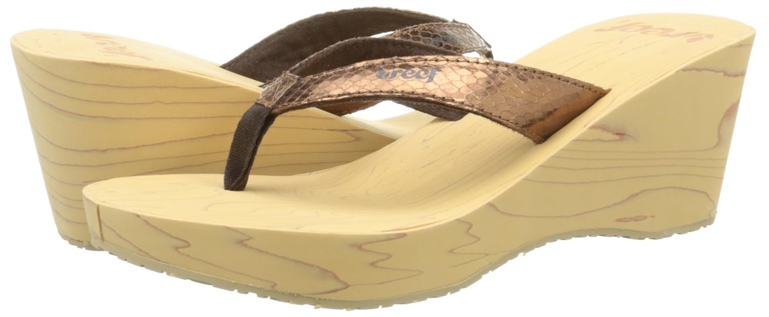 reef women s reefwood ii wedge sandal