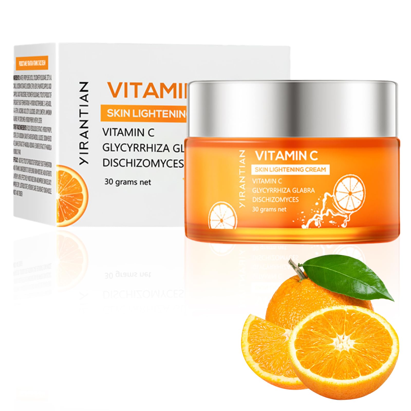 wimony Vitamin C Face Cream, Facial Moisturizer for Women, Hyaluronic Acid Vitamin C&E, Anti-Aging,Wrinkle,Brightening,Eliminate Dullness, Smooth Fine Lines,Enriched with Super Citrus Essence,1PC 30g