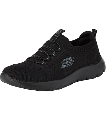 Amazon.com | Skechers Men's Summits 233049 Trainers, Black, 8