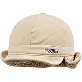 CLAPE Russian Trapper Ushanka Hat Eskimo Warm Pilot Cap Hats Earflaps Baseball Cap Visor Dad Hat for Outdoor Skiing