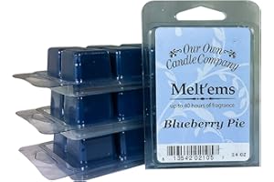 Our Own Candle Company Premium Wax Melt, Blueberry Pie, 6 Cubes, 2.4 oz (4 Pack)