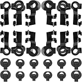 MorningRo 24 PCS Linkage Clip Assortment, Universal Fit | Left &amp; Right, Carburetor, Throttle, Linkage Rod Retainer Replacement, for Car, Truck, Tractor, Lawn Equipment