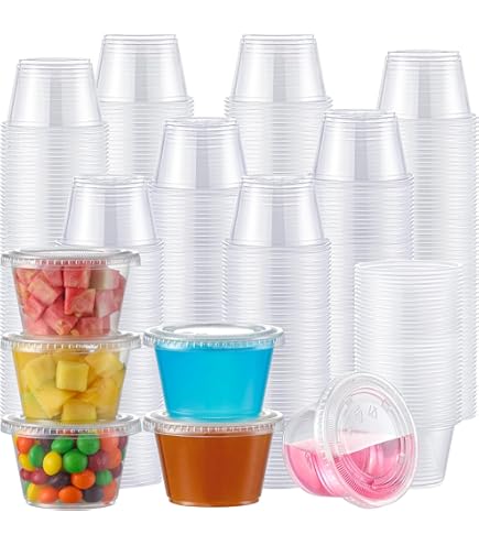 200-Pack 5.5oz Leakproof Souffle Cups With Lids - BPA-Free Portion Containers For Restaurants
