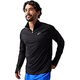 Brooks Men’s Dash 1/4 Zip 3.0, Long Sleeve Running Top with UPF 50+ Sun Protection, Watch Window & Soft Sweat-Wicking Fabric