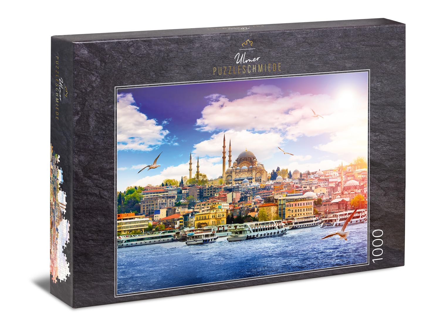 Ulmer Puzzleschmiede - Puzzle "Istanbul in summer": 1000 pieces jigsaw puzzle - Panorama view of Istanbul, capital of Turkey