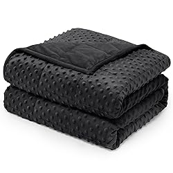 Wemore Minky Dot Weighted Blanket for Adults King