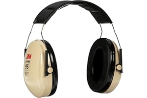 3M PELTOR Hearing Protection Optime 95 Earmuffs, Adjustable Earcups, E-A-Rfit Compatible, Stainless Steel