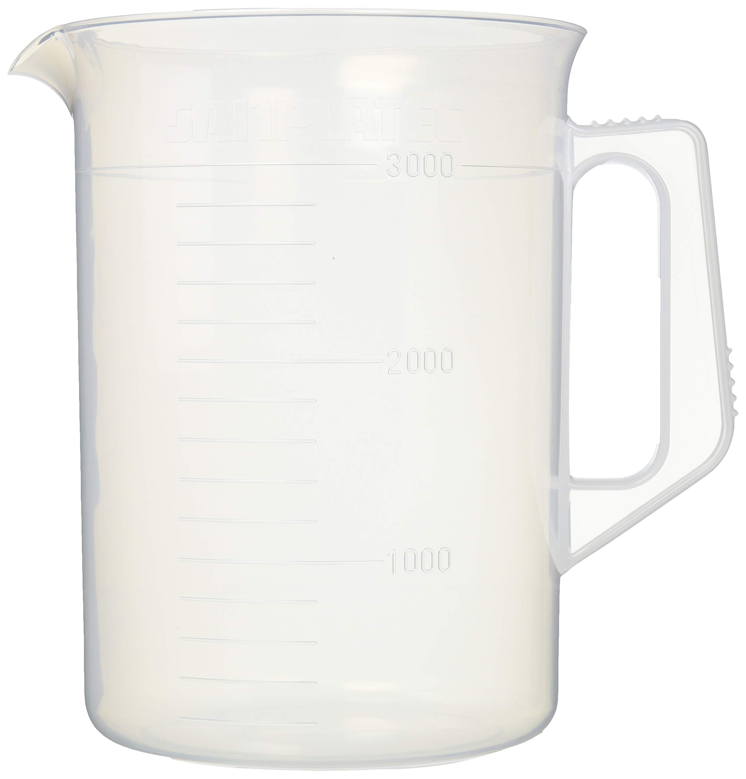 サンプラテック(SANPLATEC) サンプラ ポリプロピレン手付ビーカー 3L 1032商品画像