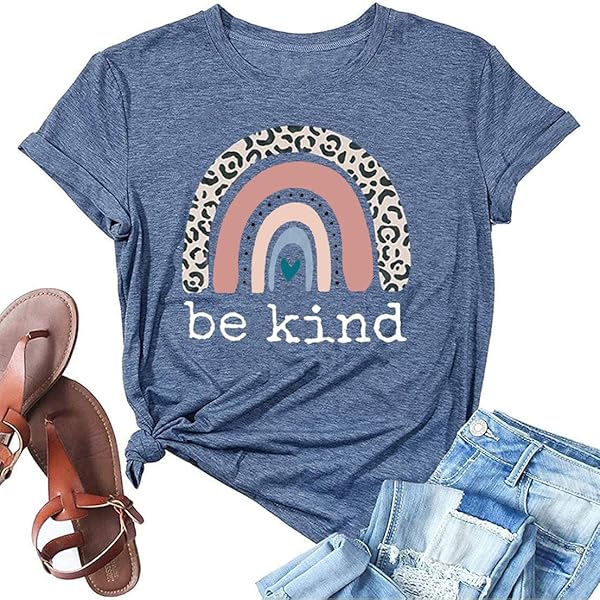 T-shirt da donna Camicie girasole Vintage Flower Graphic Tees Camicie Inspirational Tees Casual Shirt Top Donna Top, AG., S
