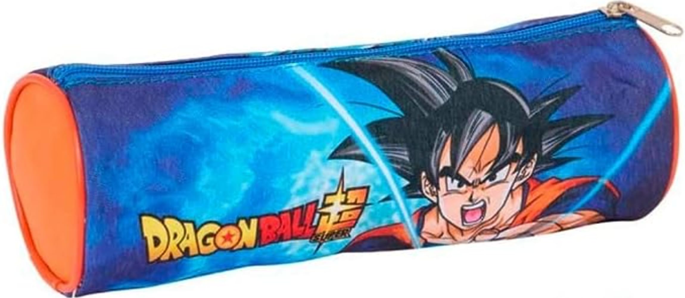 Aymax Dragon Ball Super Z Pencil Case, 23x8x8cm, Multicolored, Loose pockets, Son Goku and Super Saiyan Blue, Officially licensed product