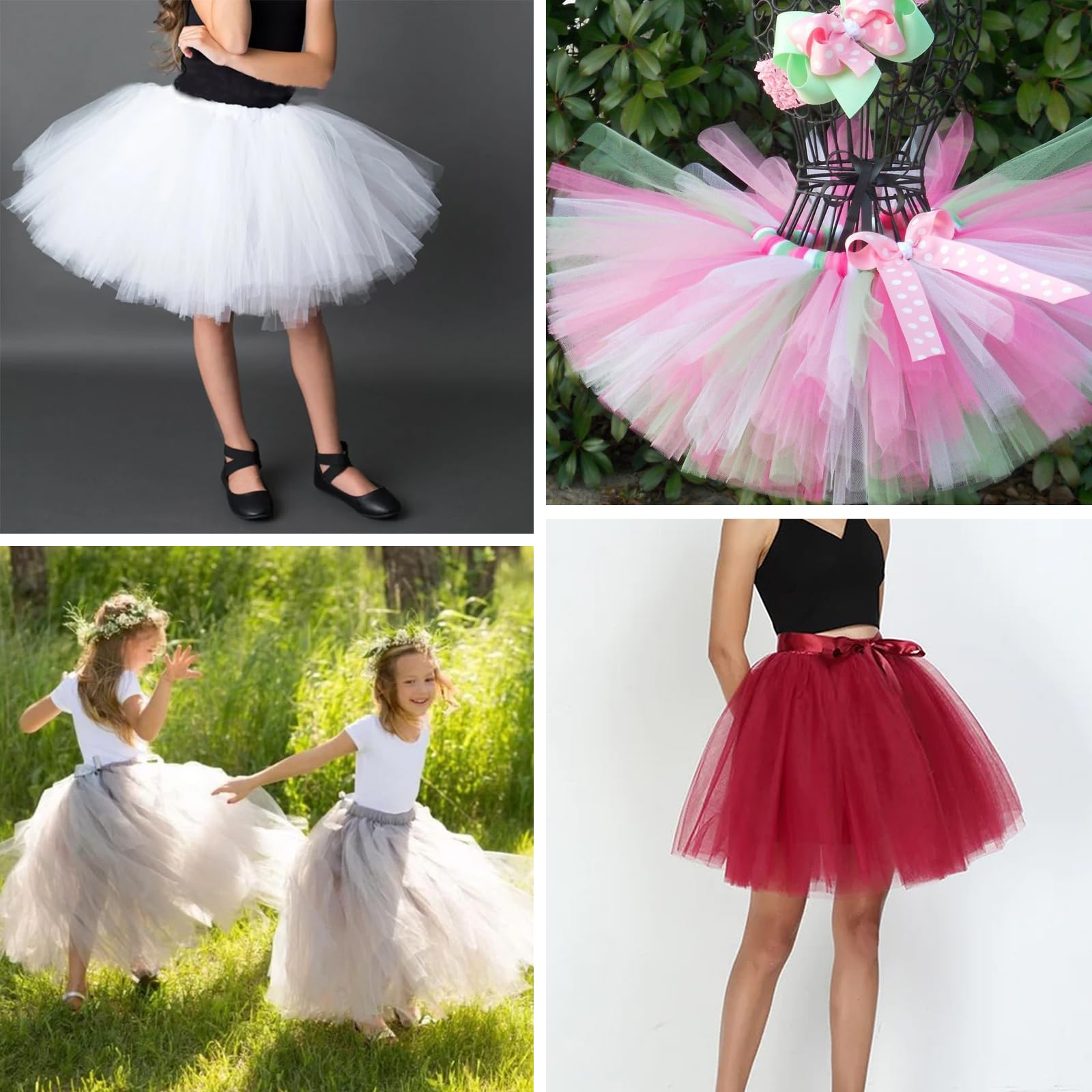 TONIFUL Black Glitter Tulle Roll 6 Inch x 50 Yard Tulle Ribbon for Tutu Skirt, Wedding Christmas Baby Shower Valentine's Decorations and DIY Crafts,Halloween