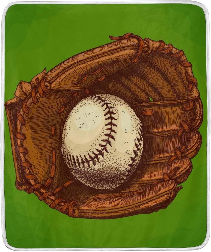 Amazon Com Jokerr Blanket Retro Baseball Glove Sport Soft