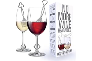 PureWine The Wand Wine Purifier - Remove Histamine & Sulfites, Eliminate Headaches & Allergies, Wine Filter for Red, White & 
