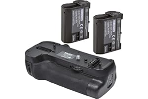 Battery Grip Kit for Nikon D850 Digital SLR Camera - Includes Qty 2 BM Premium EN-EL15 Batteries + MB-D18 Replacement Battery