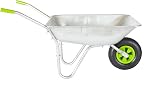 Neo Wheelbarrow Home Garden Cart Galvanised 100kg 65L 60x140x64cm view 8