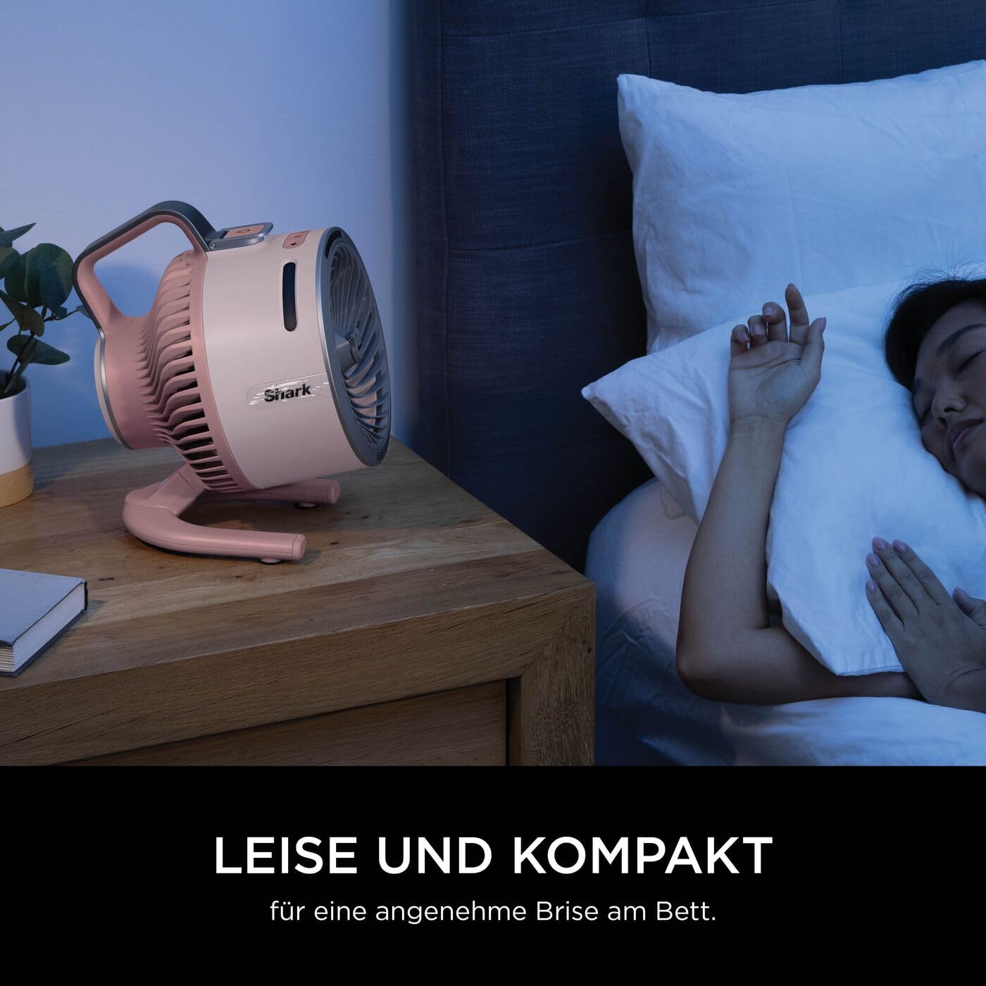 Shark FlexBreeze HydroGo Starker Ventilator mit Sprühnebel, Kühlung für drinnen & draußen, leise & langlebig, kabelgebunden & kabellos, kompakt & leicht, 5 Geschwindigkeiten, Quartz FA050EUPK 7