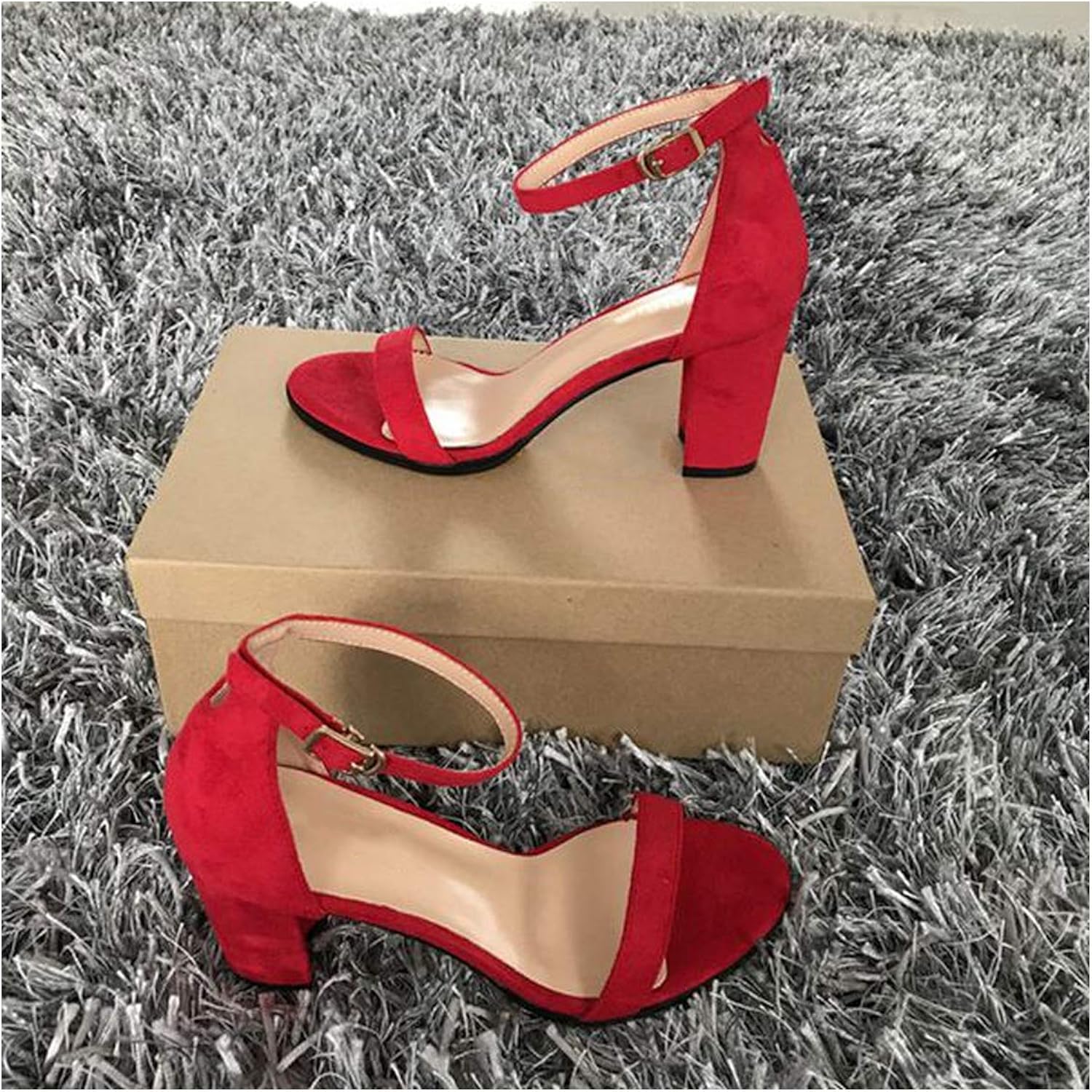 amazon ladies red sandals
