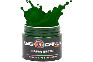 Eye Candy Resin Pigment Paste – Highly Pigmented Epoxy Color, 2 oz, Solid Non-Metallic, Mixable for Custom Shades (Kappa Green)