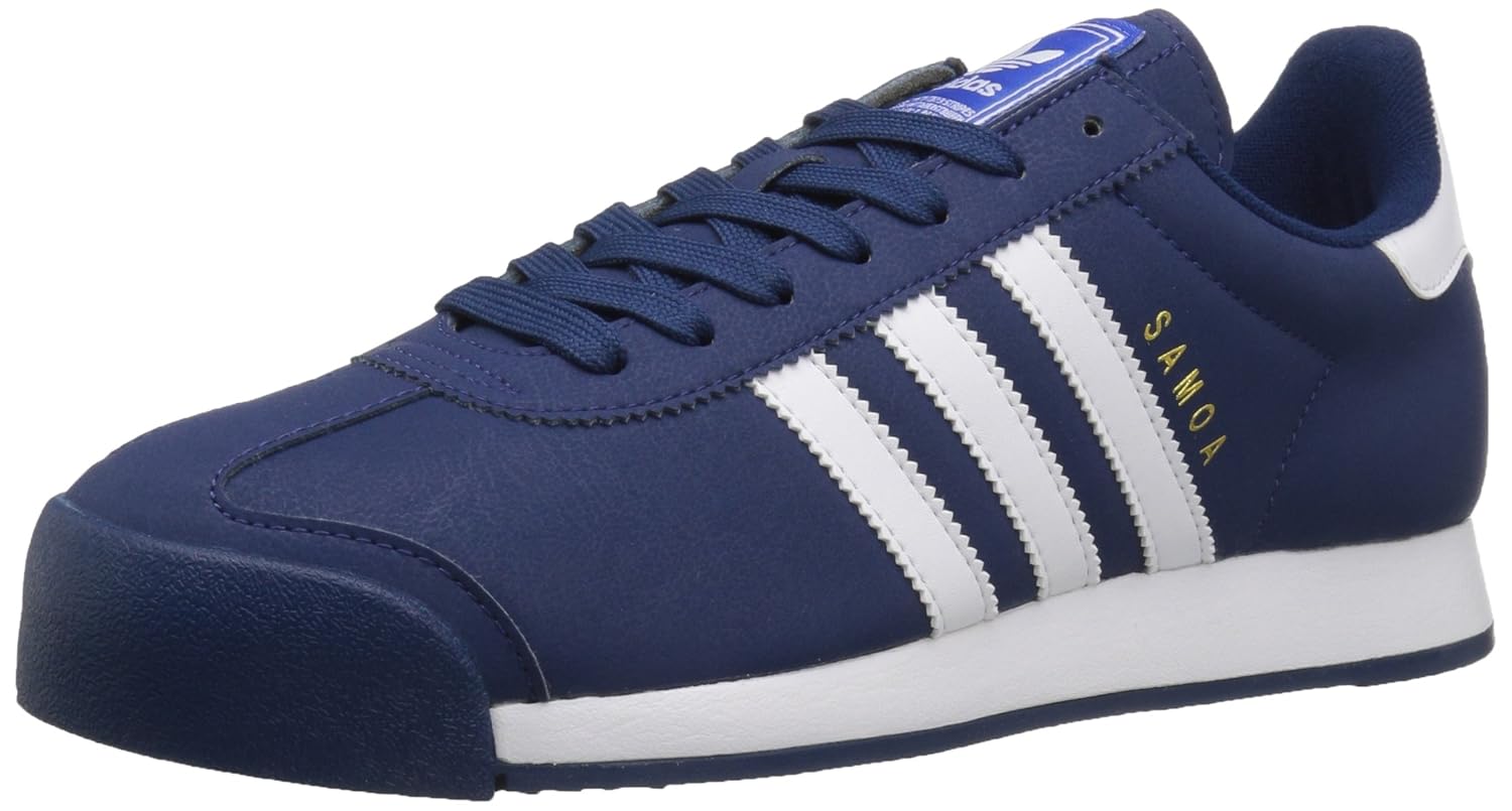 Amazon.com | adidas Originals Men's Samoa Retro Sneaker Running Shoe, Mystery Blue White 