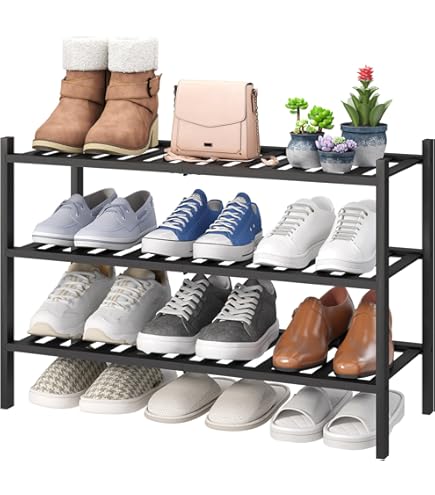 Amazon.com: Winsome Mercury Shoe Rack, Natural, 27.24x10.71x32.01