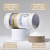 Dr Salts 100% Epsom Bath Salts Post Workout 750g Black Pepper Oils view 8
