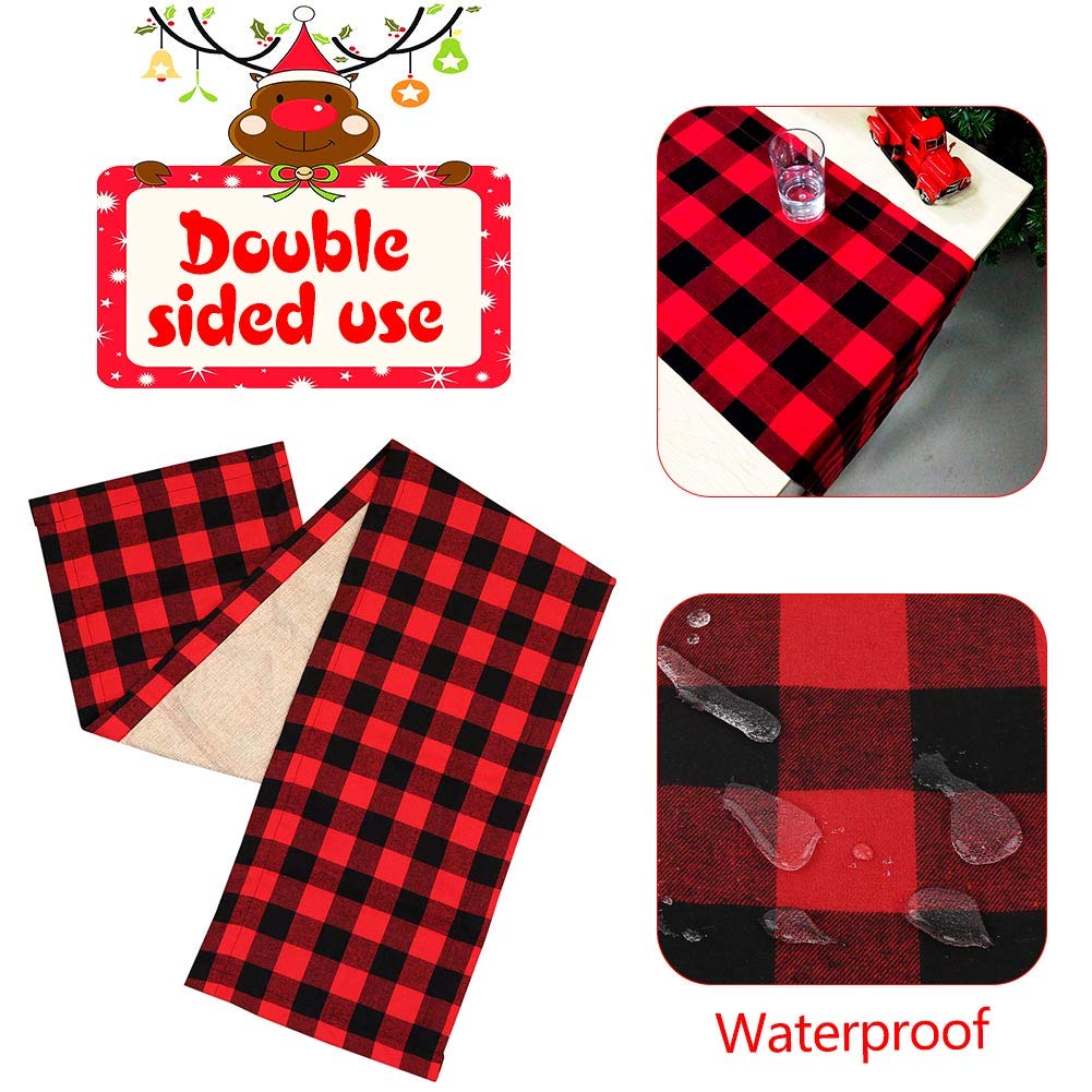 Best red buffalo table runner