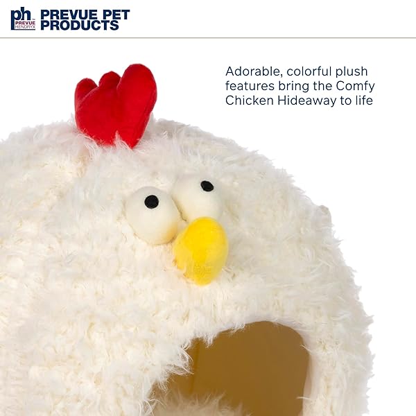 PREVUE PET PRODUCTS COMFY CHICKEN CAT AND DOG HIDEAWAY BED 7600