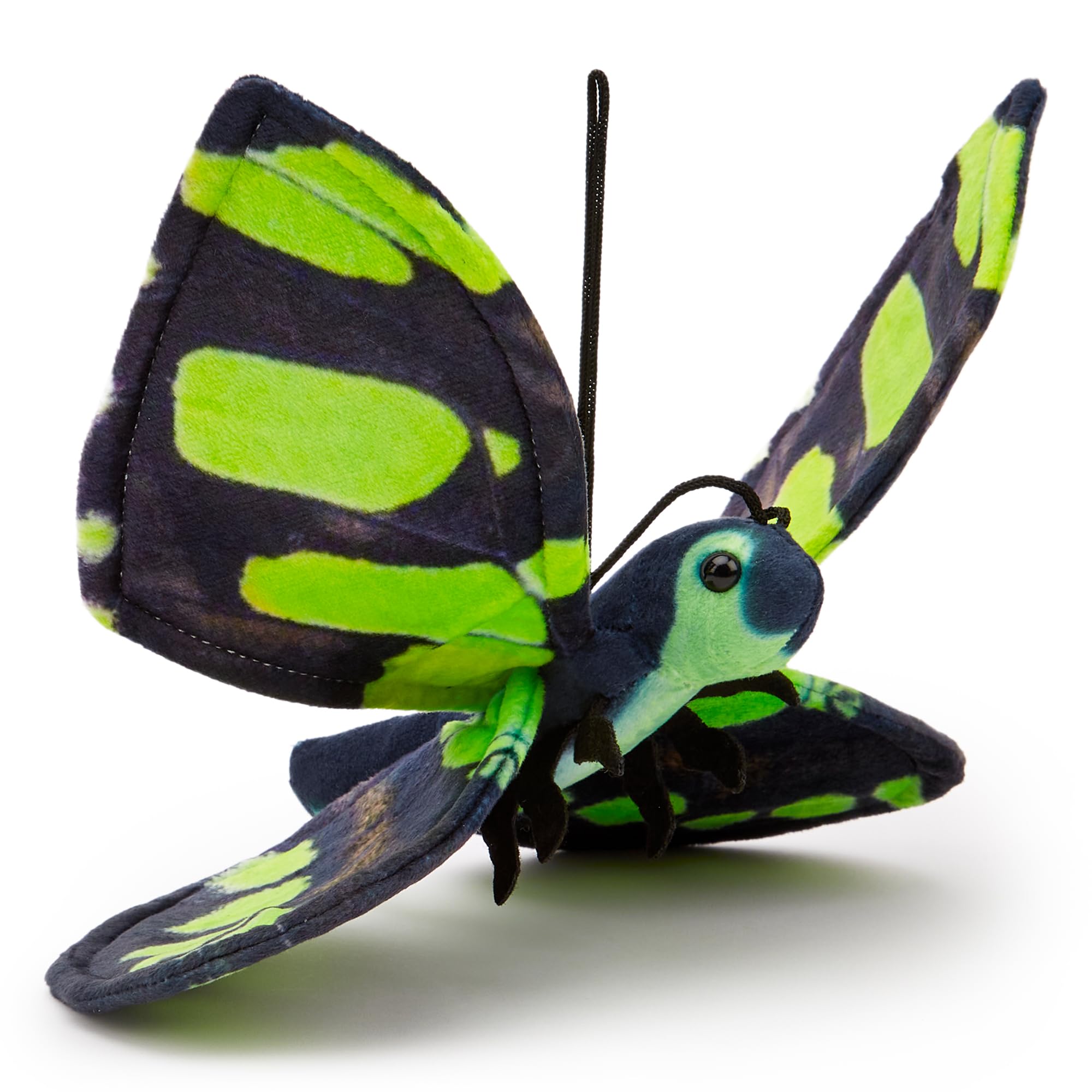Zappi Co 100% Recycled Plush Malachite Butterfly Toy (28.5cm Width) Stuffed Soft Cuddly Eco Friendly animals Collection For New Born Child First kid — image 1