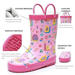 WTW Toddler and Kids Rain Boots Unisex-Child