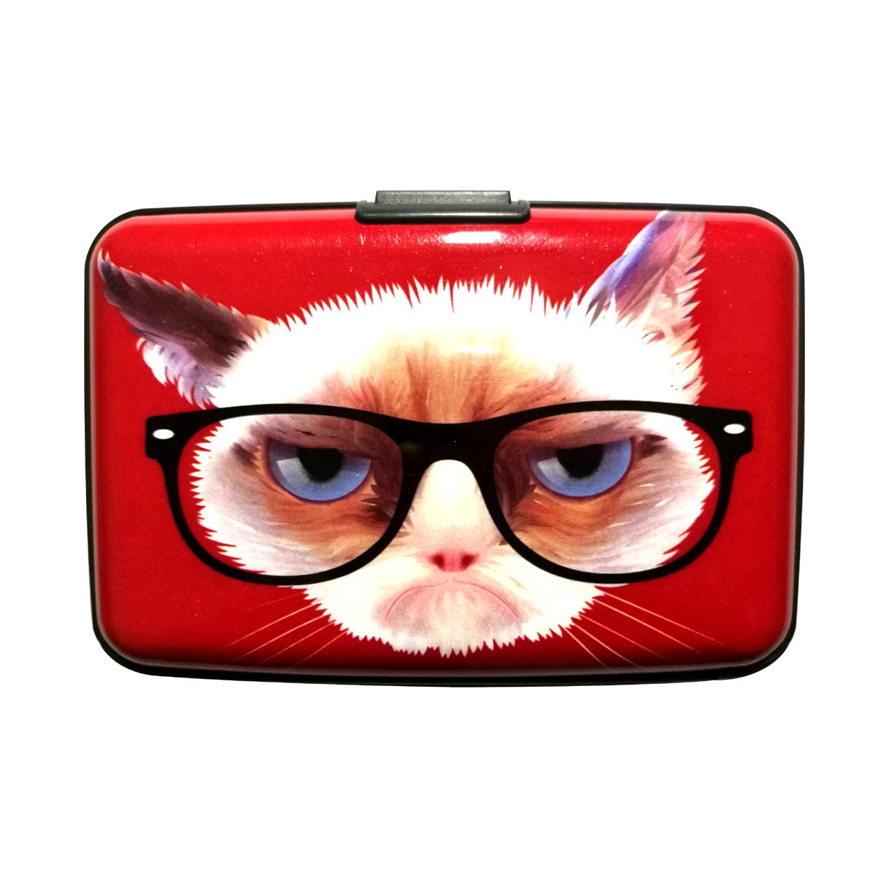 EZZLife RFID Blocking Card Case Wallet, 6 Slots Aluminum Portable Travel Identity ID/Credit Card Safe Protection Card Holder Hard Case for Men and Women-05