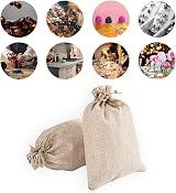 Irich 30 Pack Small Hessian Bags Drawstring 13x18 cm Biodegradable view 3