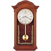 Bulova C4443 Baronet Chiming Clock, Finish, Mahogany