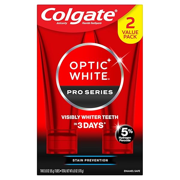 COLGATE OPTIC WHITE PRO SERIES TEETH WHITENING TOOTHPASTE...