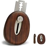 JACYAO'S Magnetic Retractable Bread Lame, Sourdough Scoring Tool, 11 Blades | Bread scoring tool with black walnut handle, 304 stainless steel mechanism, magnetic storage, and 3-step blade replacement