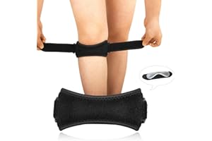 Black Knee Protection Support Pads (1 Pair), Knee Braces, Suitable for Hiking, Football, Basketball, Running, Knee Jumping, T