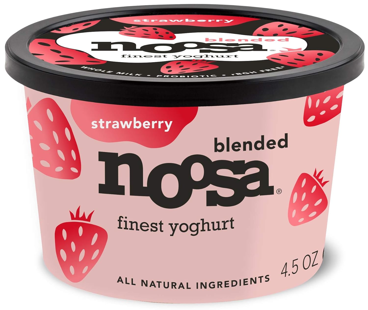 Noosa Strawberry Yoghurt, 4.5 Ounce 6 per case. Grocery