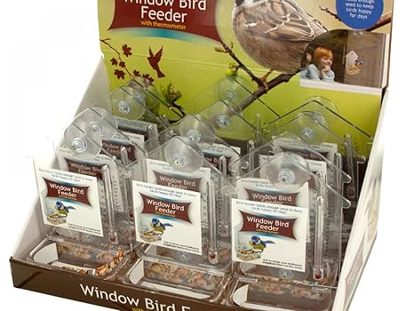 Amazon Com Bulk Buys Window Bird Feeder Thermometer Countertop