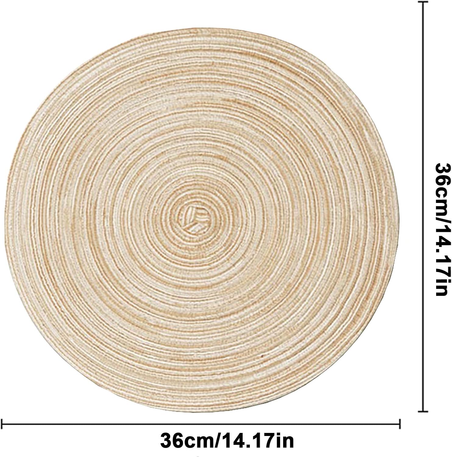 maifey Round Placemats set of 6 - Image 5