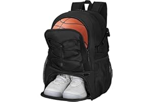 Goloni Basketball Backpack,Large Sports Bag with Ball Compartment & Shoe Compartment,Basketball Bag Fit Volleyball, soccer,Gym